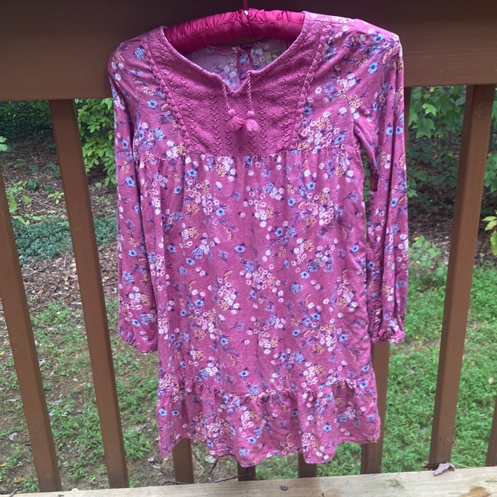 True Craft pink floral dress